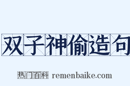 双子神偷造句是什么意思的图片